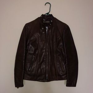Schott NYC Brown Leather Jacket